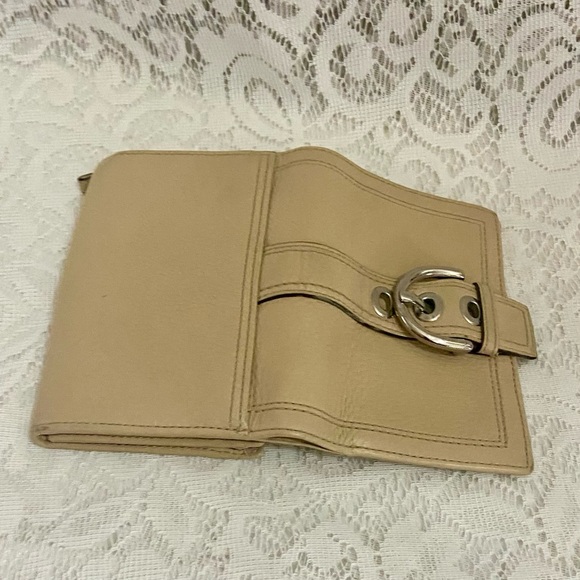 Coach- 10910 Soho Beige Pebble Leather Shoulder Bag with...